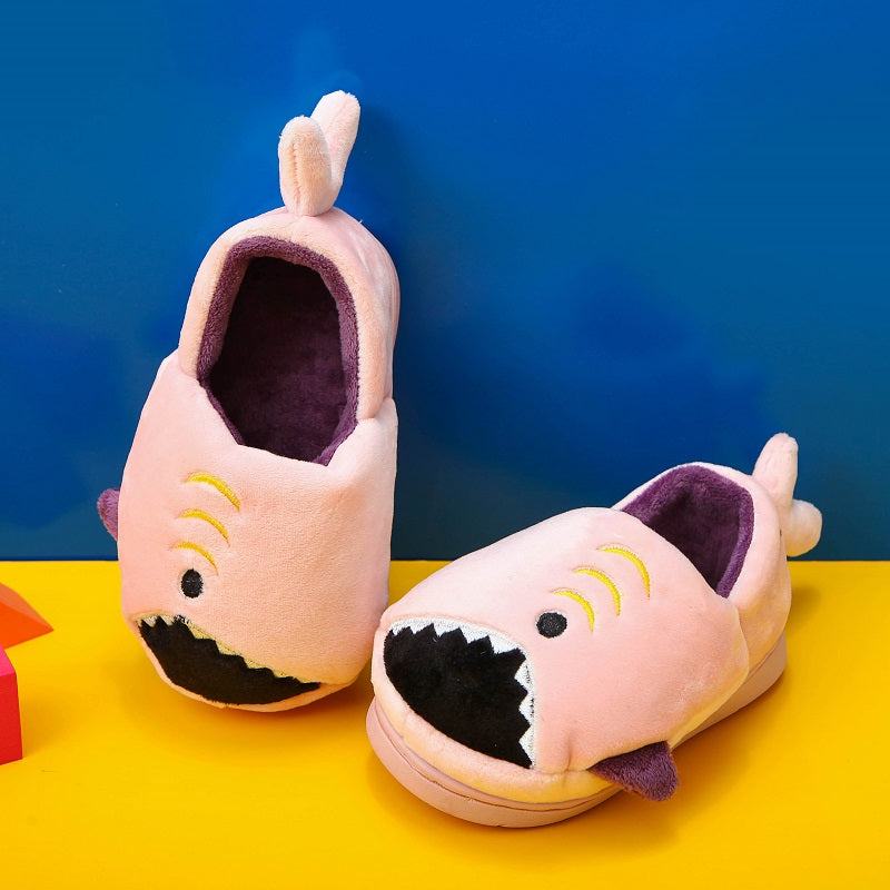 Flauschige Dinosaurier-Pantoffeln für Kleinkinder - WARM AND COZY