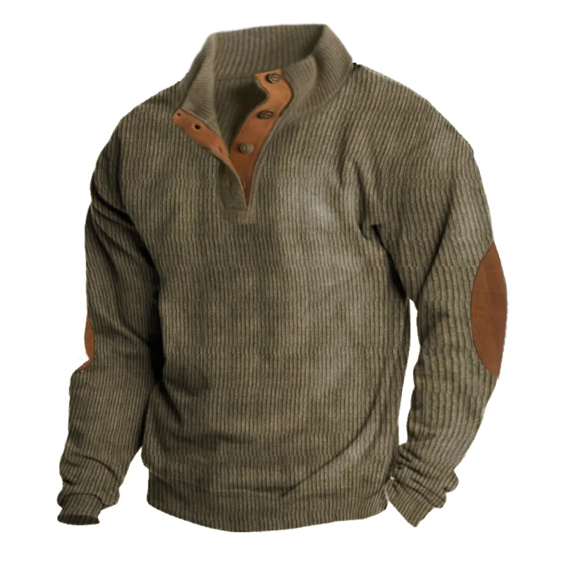 Tobi Henley Pullover-Sweatshirt für Herren