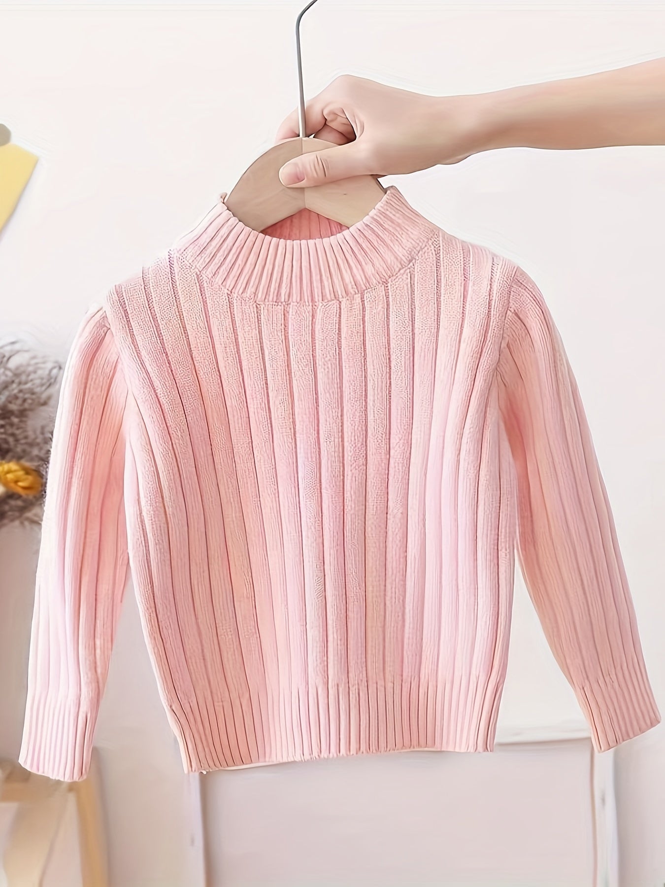 Lässiger Rollkragenpullover für Jungen und Mädchen