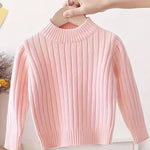 Lässiger Rollkragenpullover für Jungen und Mädchen