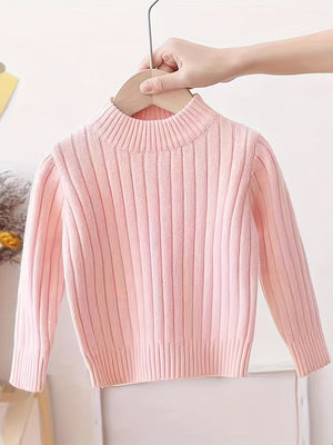 Lässiger Rollkragenpullover für Jungen und Mädchen