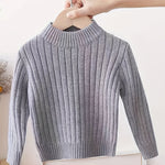 Lässiger Rollkragenpullover für Jungen und Mädchen