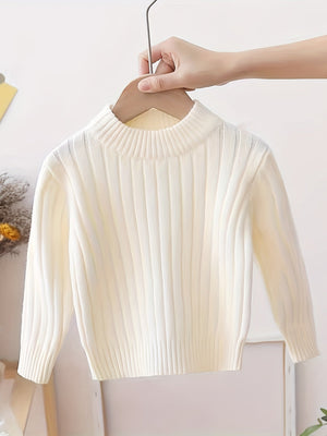 Lässiger Rollkragenpullover für Jungen und Mädchen