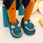 Flauschige Dinosaurier-Pantoffeln für Kleinkinder - WARM AND COZY