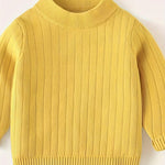 Lässiger Rollkragenpullover für Jungen und Mädchen