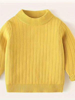 Lässiger Rollkragenpullover für Jungen und Mädchen