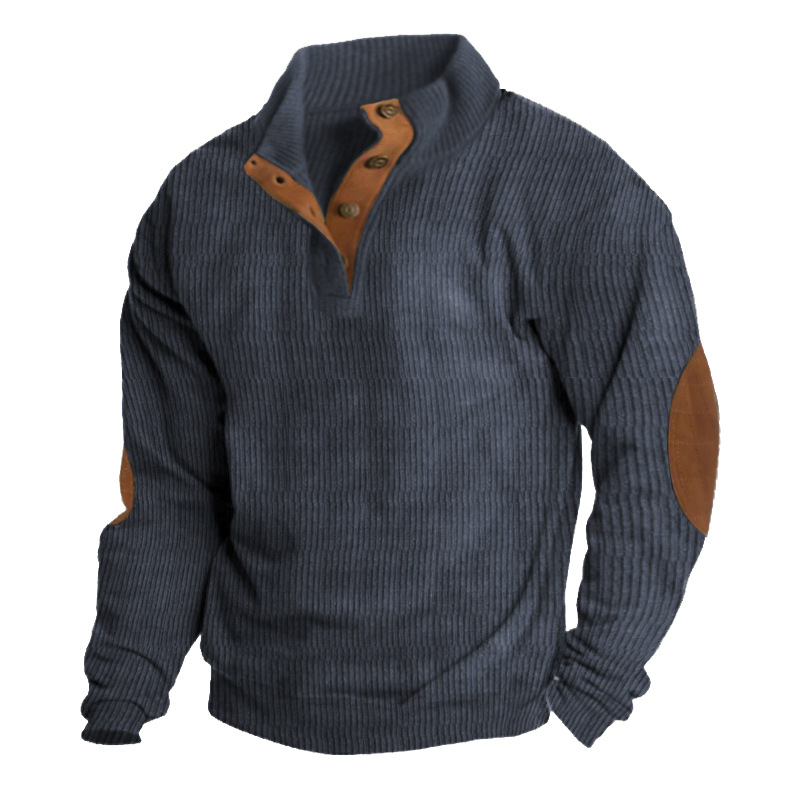 Tobi Henley Pullover-Sweatshirt für Herren