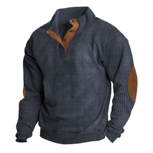 Tobi Henley Pullover-Sweatshirt für Herren