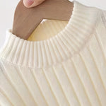 Lässiger Rollkragenpullover für Jungen und Mädchen