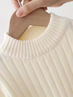 Lässiger Rollkragenpullover für Jungen und Mädchen