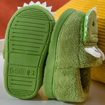 Flauschige Dinosaurier-Pantoffeln für Kleinkinder - WARM AND COZY