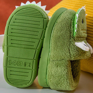 Flauschige Dinosaurier-Pantoffeln für Kleinkinder - WARM AND COZY